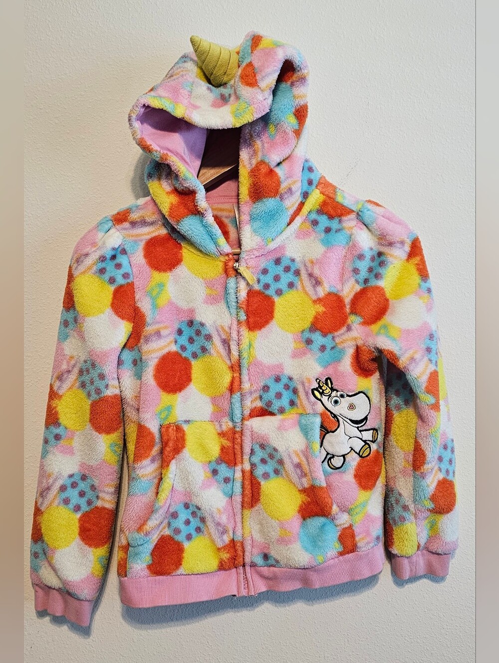 Disney | Toy Story Buttercup Unicorn Zip Front Hoodie Jacket 9/10